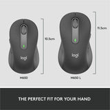 Logitech Signature M650 L for Business Wireless Mouse, For Large Sized Hands, Logi Bolt, Bluetooth, Graphite