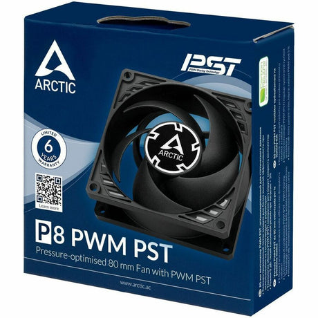 Arctic P8 PWM PST Cooling Fan - 1 Pack