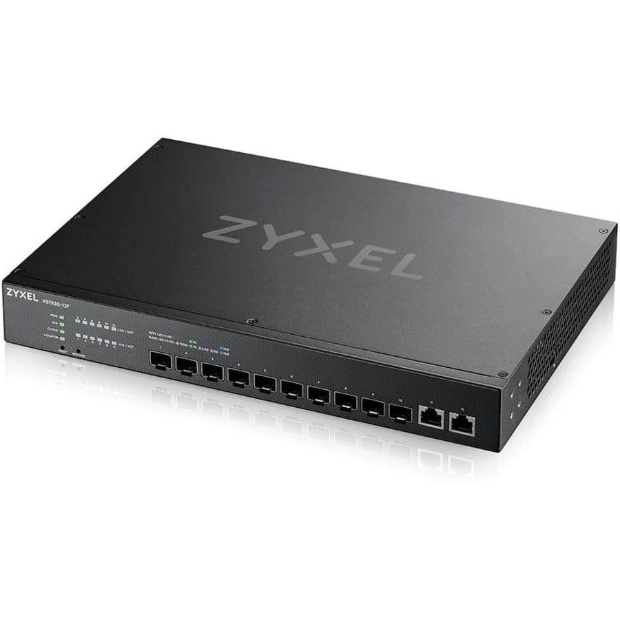 ZYXEL XS1930-12F 10-Port 10G SFP+ L3 Smart Nebula Cloud Managed Switch with 2 10G Ethernet Ports