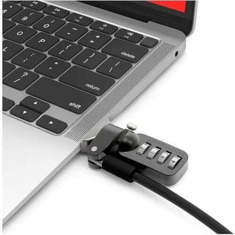 Compulocks Ledge Lock Adapter for MacBook Air 13" M1 with Combination Cable Lock Silver