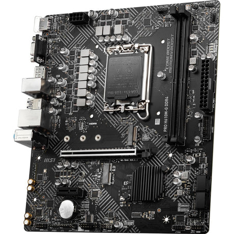 MSI H610M-G DDR4 Desktop Motherboard - Intel H610 Chipset - Socket LGA-1700 - Micro ATX