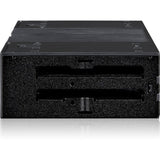 Icy Dock FlexiDOCK MB024SP-B Drive Enclosure 12Gb/s SAS, SATA/600 - Serial ATA/600 Host Interface External - Black