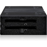 Icy Dock FlexiDOCK MB024SP-B Drive Enclosure 12Gb/s SAS, SATA/600 - Serial ATA/600 Host Interface External - Black