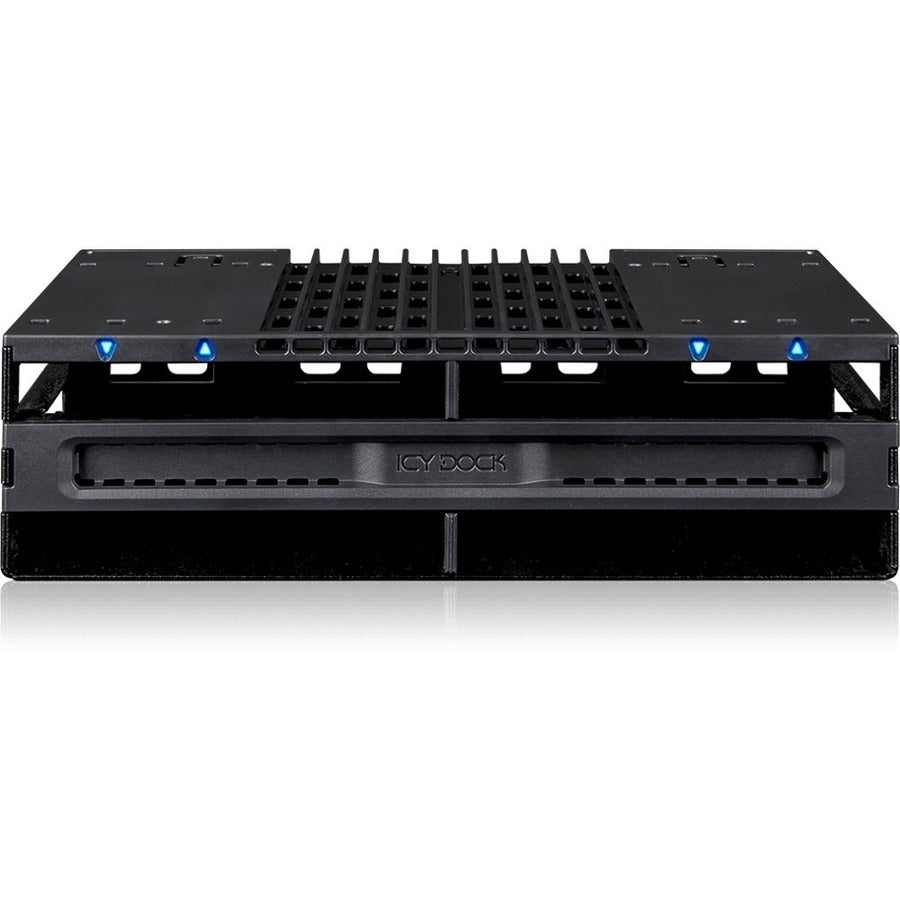 Icy Dock FlexiDOCK MB024SP-B Drive Enclosure 12Gb/s SAS, SATA/600 - Serial ATA/600 Host Interface External - Black