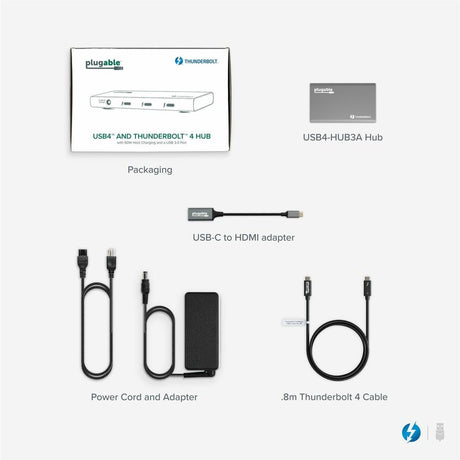 PLUGABLE USB4 THUNDERBOLT 4 HUB