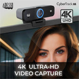 Adesso CyberTrack K4 Webcam - 8 Megapixel - 30 fps - USB 2.0 - 1 Each