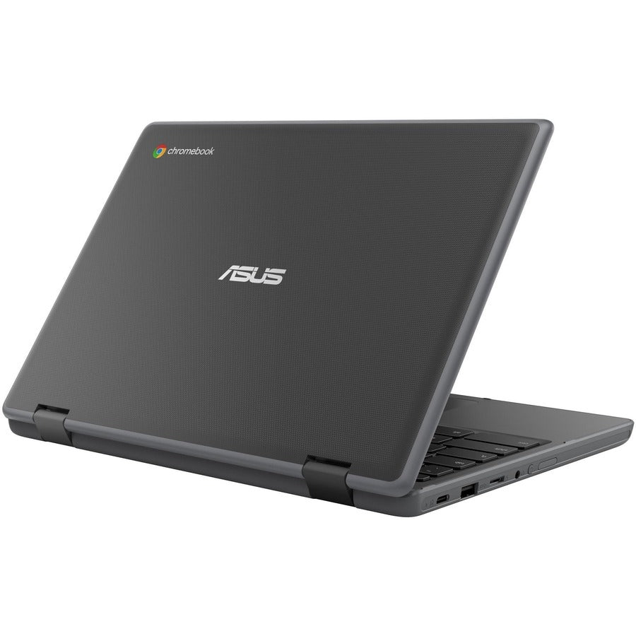 Asus Chromebook Flip CR1 CR1100FKA-YZ142T-S 11.6" Touchscreen Convertible Chromebook - HD - Intel Celeron N5100 - 4 GB - 32 GB Flash Memory - Dark Gray