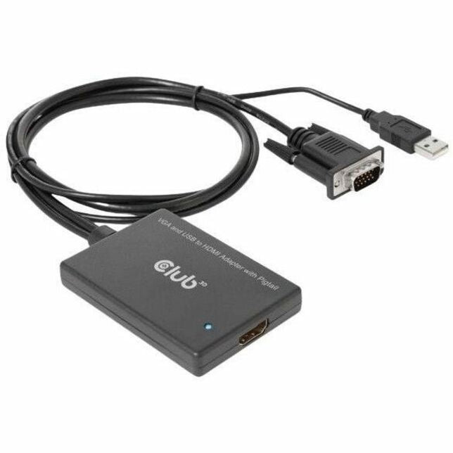 2FT VGA+USB-A TO HDMI ADAPTER