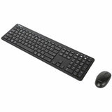 Targus Antimicrobial Full-Size Keyboard and Midsize Comfort Mouse Bundle