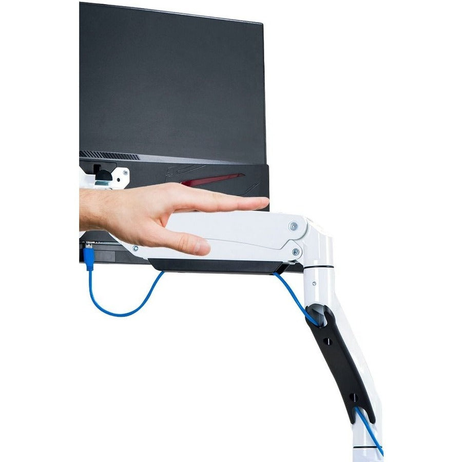 SIIG Premium Single Monitor Arm Desk Mount with Gaming RGB Lighting