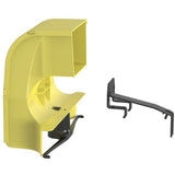 Panduit FiberRunner Spill-Over Junction, 4x4, Yellow