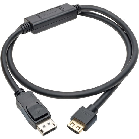 Eaton Tripp Lite Series DisplayPort 1.4 to HDMI Active Adapter Cable (M/M), 4K 60 Hz, 4:4:4, HDR, HDCP 2.2, 3 ft. (0.9 m), TAA