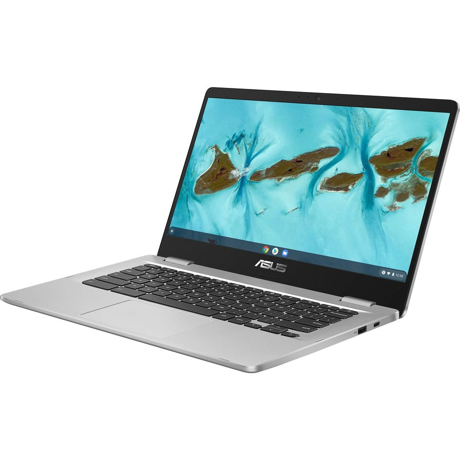 Asus Chromebook C424 C424MA-WH44F 14" Chromebook - Full HD - Intel Celeron N4020 - 4 GB - 64 GB Flash Memory - Silver