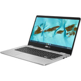 Asus Chromebook C424 C424MA-WH44F 14" Chromebook - Full HD - Intel Celeron N4020 - 4 GB - 64 GB Flash Memory - Silver