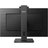 Philips 242B1H 24" Class Webcam Full HD LCD Monitor - 16:9 - Textured Black