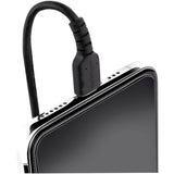 StarTech.com 1m (3ft) USB to Lightning Cable, MFi Certified, Coiled iPhone Charger Cable, Black, Durable TPE Jacket Aramid Fiber