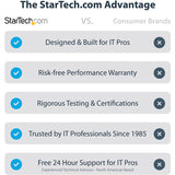 StarTech.com 50cm / 20in USB C to Lightning Cable, MFi Certified, Coiled iPhone Charger Cable, Black, TPE Jacket Aramid Fiber