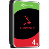 Seagate IronWolf ST4000VN006 4 TB Hard Drive - 3.5" Internal - SATA (SATA/600) - Conventional Magnetic Recording (CMR) Method