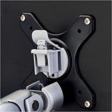 Atdec Mounting Arm for Monitor, Flat Panel Display, Curved Screen Display - Silver - Landscape/Portrait