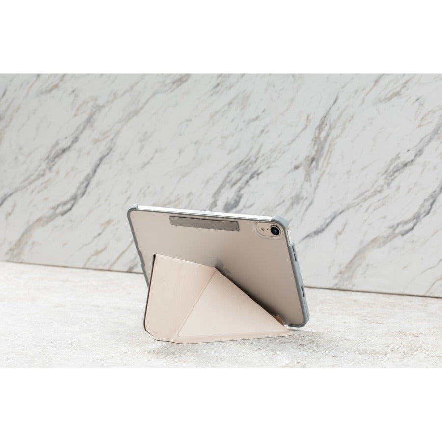 Moshi VersaCover Carrying Case Apple iPad mini (6th Generation) Tablet - Savanna Beige