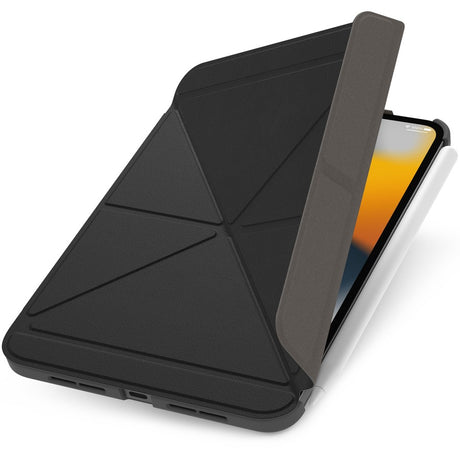 Moshi VersaCover Carrying Case Apple iPad mini (6th Generation) Tablet - Charcoal Black