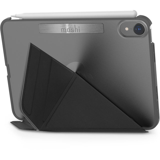 Moshi VersaCover Carrying Case Apple iPad mini (6th Generation) Tablet - Charcoal Black