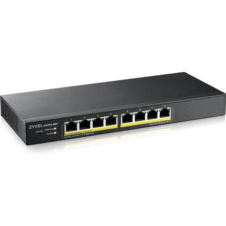 ZYXEL GS1915-8EP 8-Port Gigabit Smart Nebula Cloud Managed PoE Switch | 8 PoE+ Ports at 60W