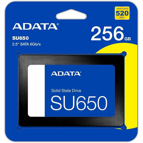 Adata Ultimate SU650 SU650NS38 256 GB Solid State Drive - M.2 2280 Internal - SATA (SATA/600) - Green