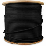 1000FT BLACK CAT6A UTP PVC