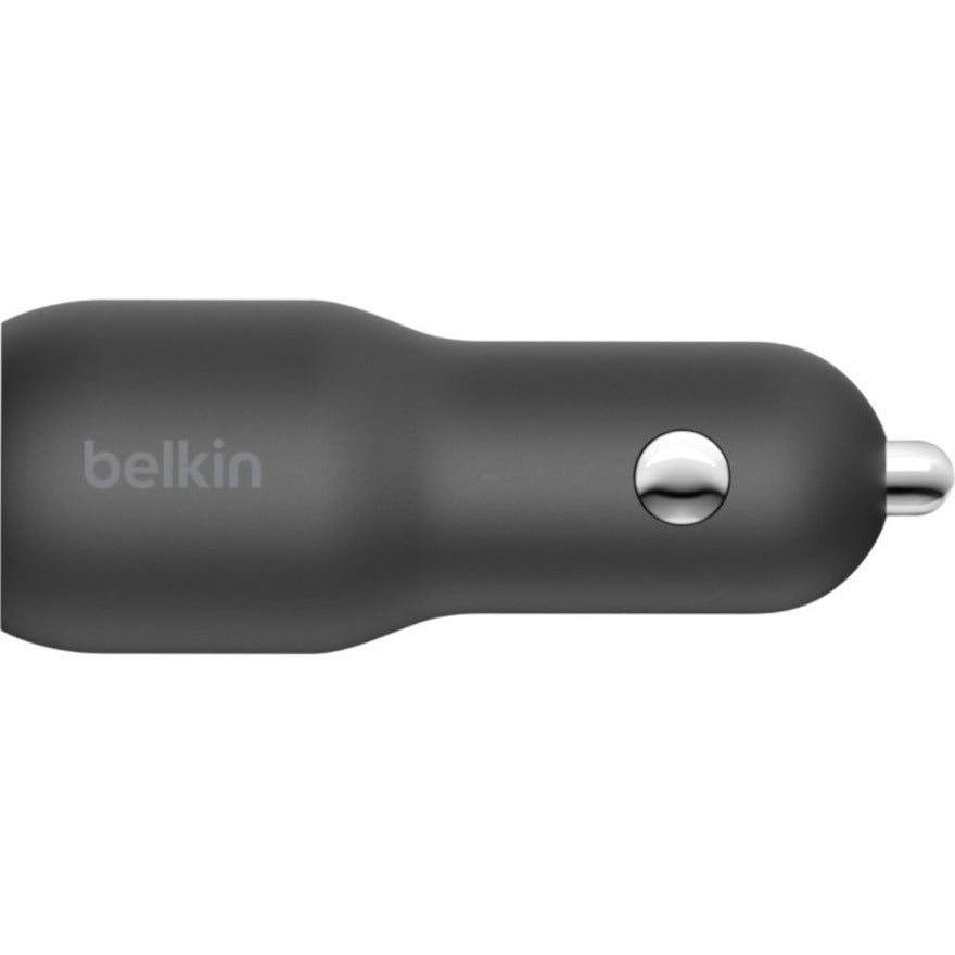 Belkin BoostCharge Dual Car Charger with PPS 37W (USB-C Cable with Lightning Connector included)