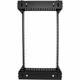 StarTech.com 2-Post 18U Heavy-Duty Wall Mount Network Rack, 19" Open Frame Server Rack with Adjustable Depth, Data Rack for IT Equipment~