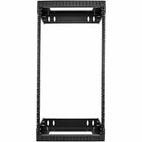 StarTech.com 2-Post 21U Heavy-Duty Wall Mount Network Rack, 19" Open Frame Server Rack with Adjustable Depth, Data Rack for IT Equipment~