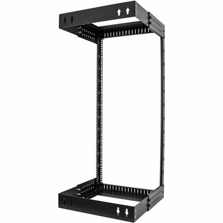 StarTech.com 2-Post 24U Heavy-Duty Wall Mount Network Rack, 19" Open Frame Server Rack with Adjustable Depth, Data Rack for IT Equipment~