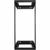 StarTech.com 2-Post 24U Heavy-Duty Wall Mount Network Rack, 19" Open Frame Server Rack with Adjustable Depth, Data Rack for IT Equipment~