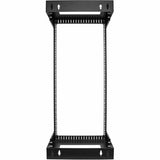 StarTech.com 2-Post 24U Heavy-Duty Wall Mount Network Rack, 19" Open Frame Server Rack with Adjustable Depth, Data Rack for IT Equipment~