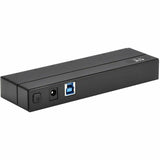 Eaton Tripp Lite Series 7-Port USB-A Mini Hub - USB 3.x (5Gbps), International Plug Adapters