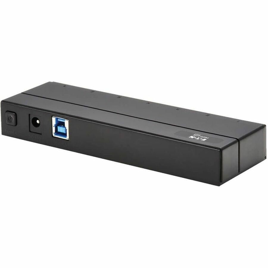 Eaton Tripp Lite Series 7-Port USB-A Mini Hub - USB 3.x (5Gbps), International Plug Adapters