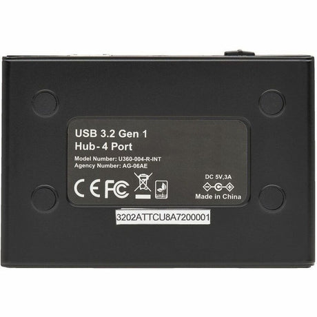 Eaton Tripp Lite Series 4-Port USB-A Mini Hub - USB 3.x (5Gbps), International Plug Adapters