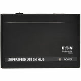Eaton Tripp Lite Series 4-Port USB-A Mini Hub - USB 3.x (5Gbps), International Plug Adapters