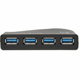 Eaton Tripp Lite Series 4-Port USB-A Mini Hub - USB 3.x (5Gbps), International Plug Adapters