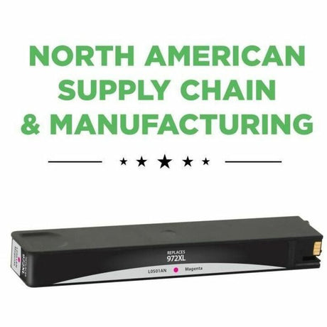 Clover Imaging Remanufactured High Yield Magenta Ink Cartridge for HP 972XL (L0S01AN)