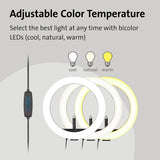 Kensington L1000 Bicolour Ring Light with Webcam Mount