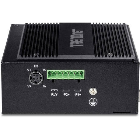 10 Port Industrial PoE DIN Rai