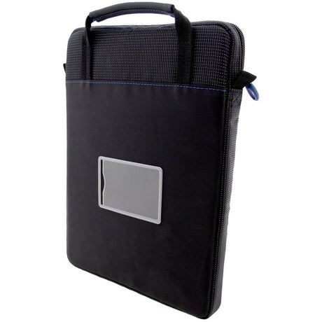 Brenthaven Tred Rugged Carrying Case (Sleeve) for 11" Apple ID Card, Notebook, MacBook, Chromebook, Accessories, Charger, Cord - Black