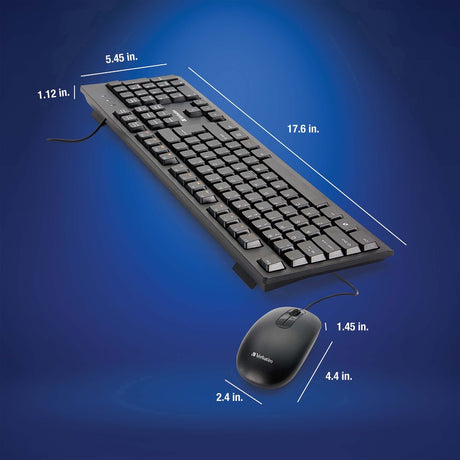 Verbatim Wired Keyboard and Mouse