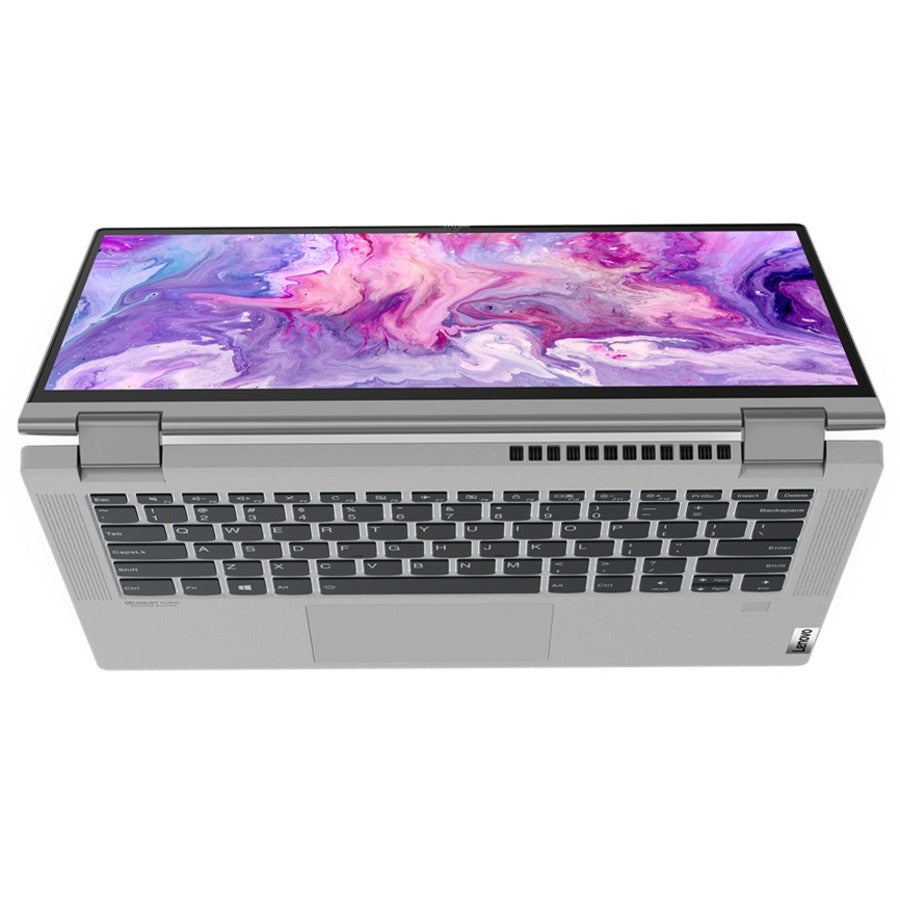 Lenovo IdeaPad Flex 5 14ALC05 82HU0084US 14" Touchscreen Convertible 2 in 1 Notebook - Full HD - AMD Ryzen 3 5300U - 4 GB - 128 GB SSD - English Keyboard - Platinum Gray