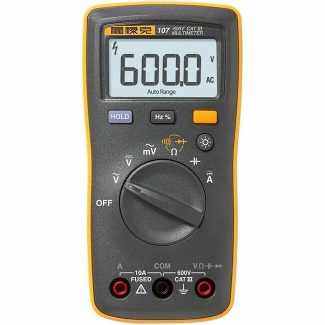 Fluke 107 Palm-sized, CAT III Digital Multimeter