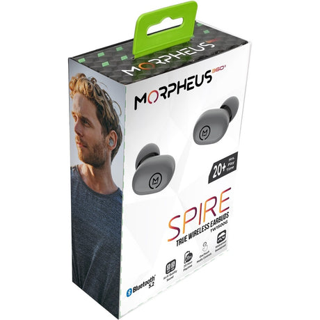 Morpheus 360 Spire True Wireless Earbuds - Bluetooth In-Ear Headphones with Microphone - TW1500G