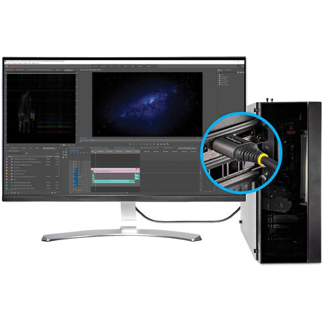 StarTech.com 20in (0.5m) Premium Certified HDMI 2.0 Cable, High-Speed Ultra HD 4K 60Hz HDMI with Ethernet, HDR10, UHD HDMI Monitor Cord