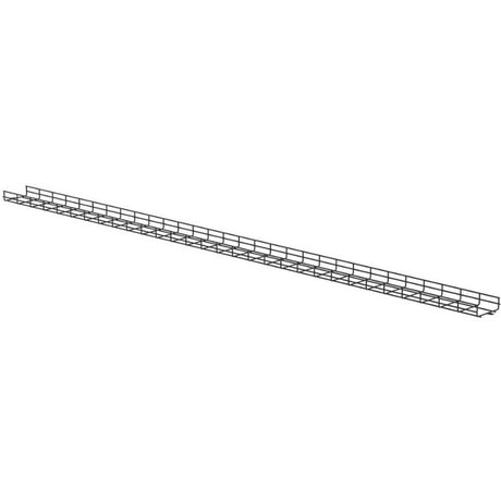 Panduit Wire Basket 2" H x 6" W, Black Powdered Coated